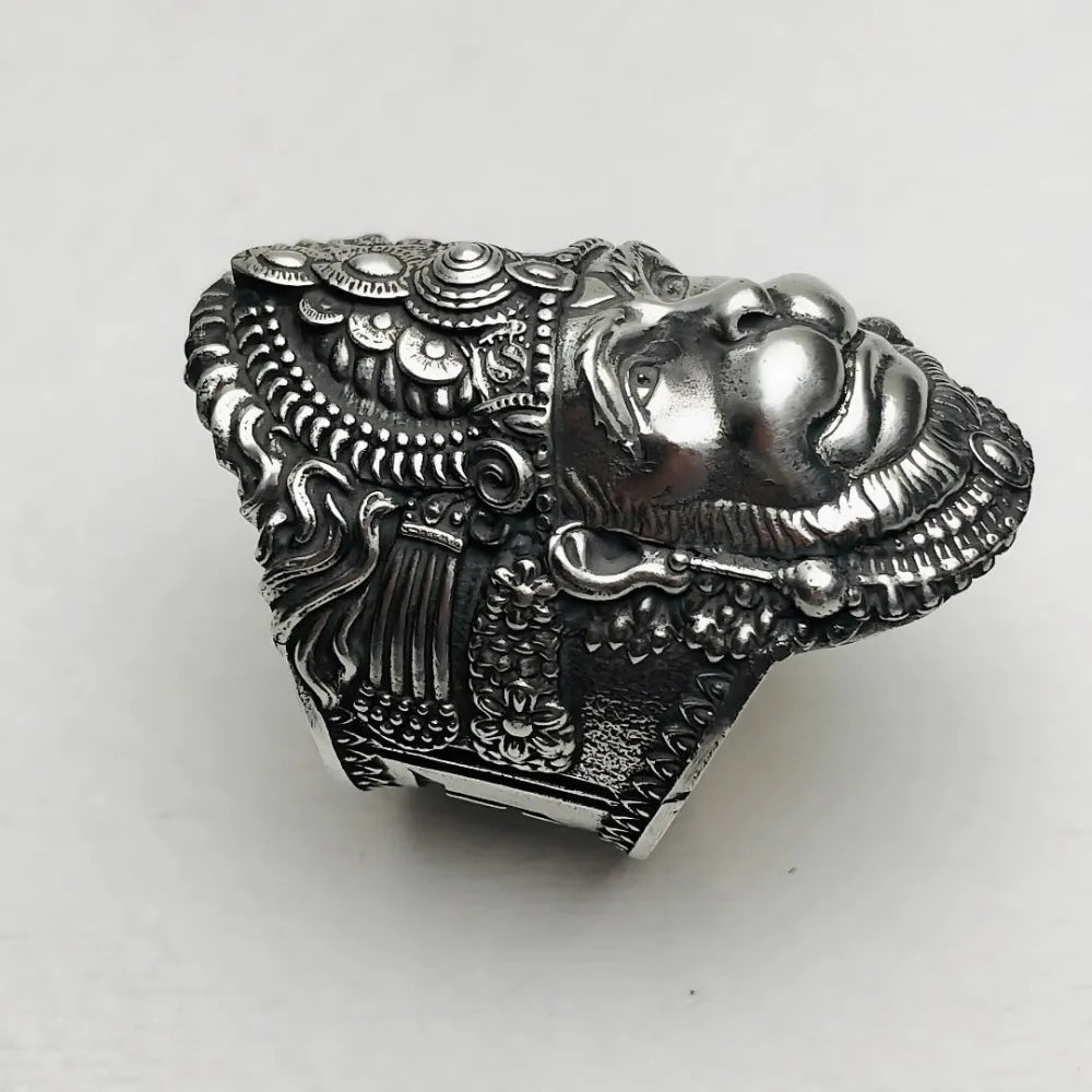 Hanuman ring sterling silver