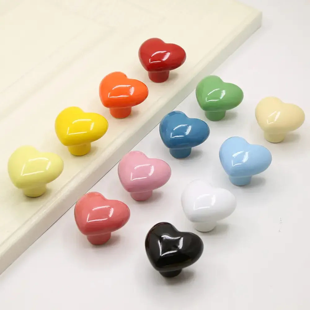 Heart-shaped cabinet knob pull - home improvement