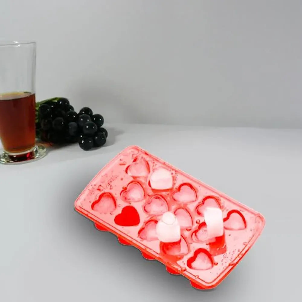 Heart-shaped ice cube tray - home & kitchen