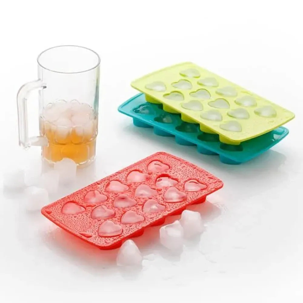 Heart-shaped ice cube tray - home & kitchen