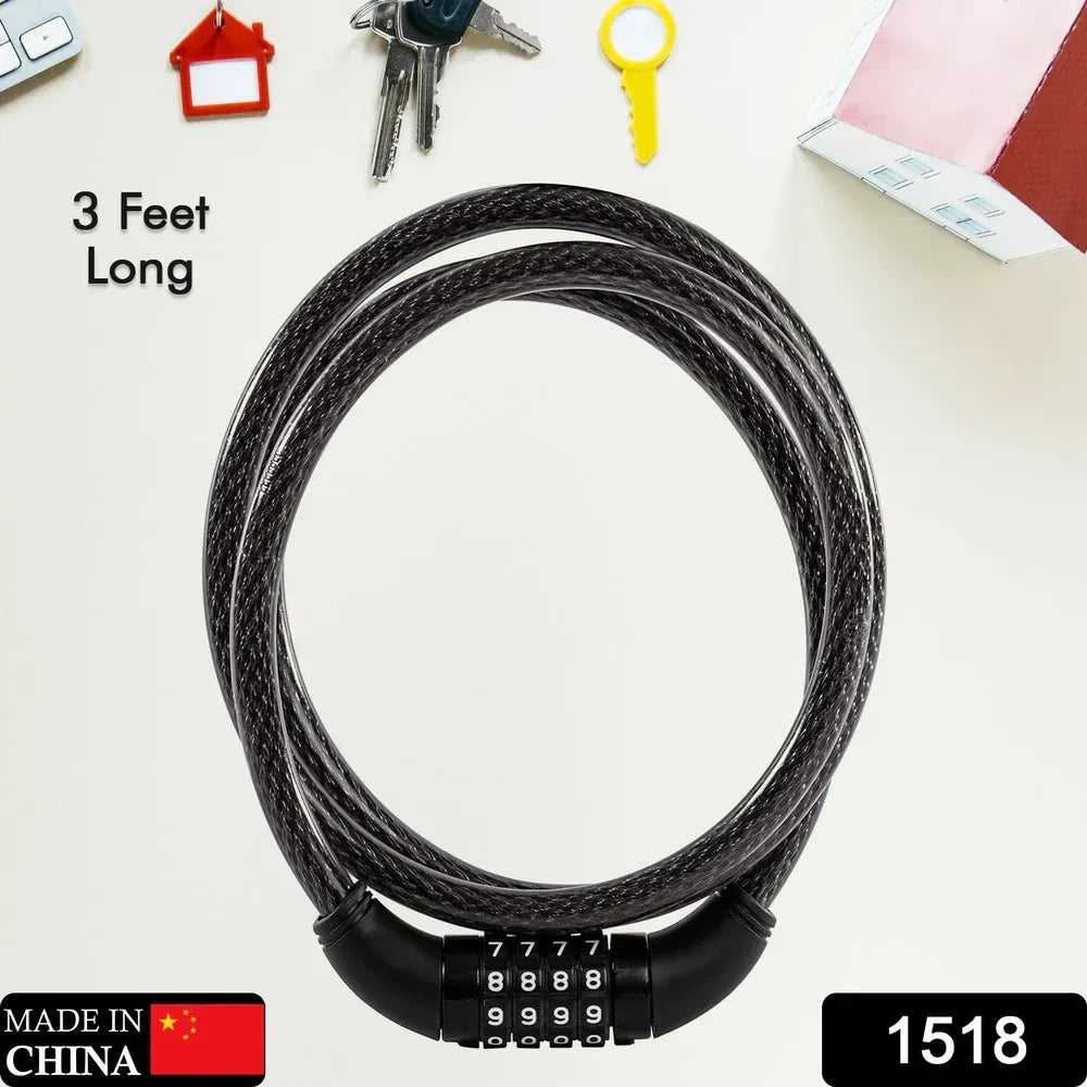 Heavy duty combination cable lock - hardware