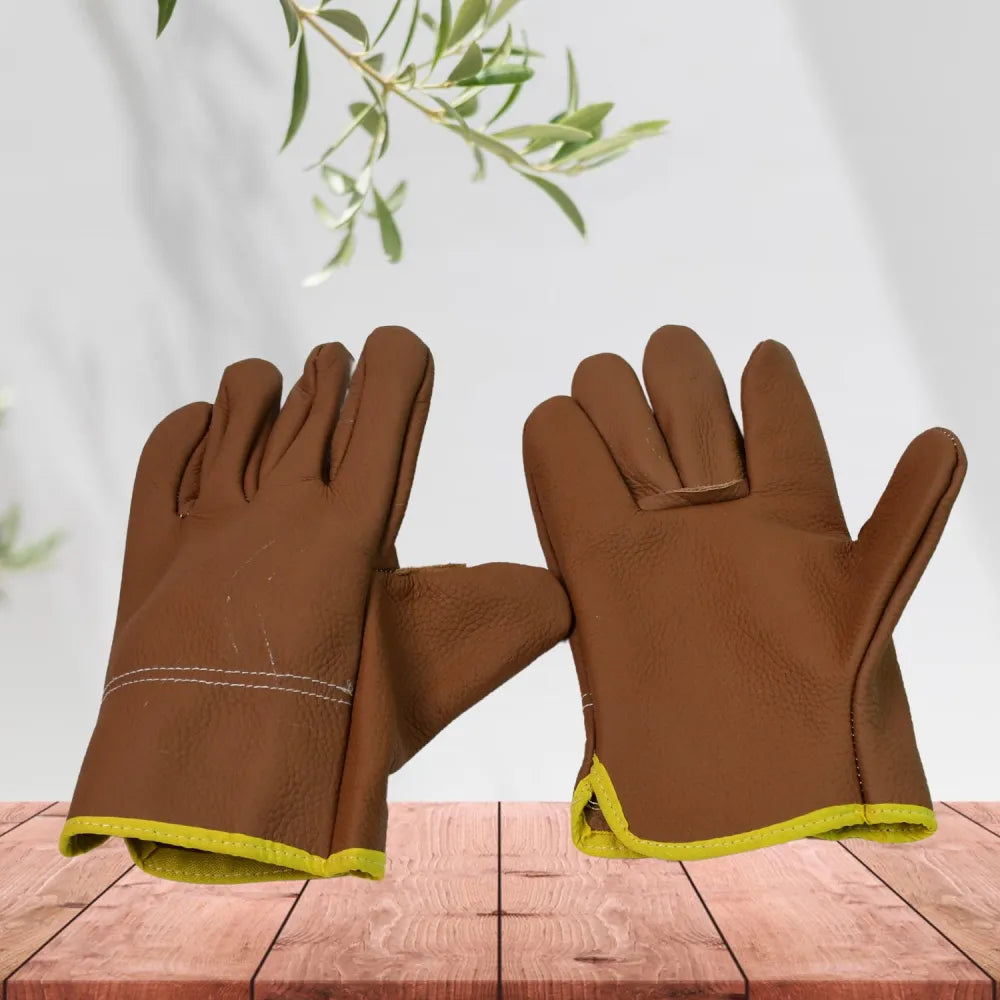 Heavy-duty garden gloves
