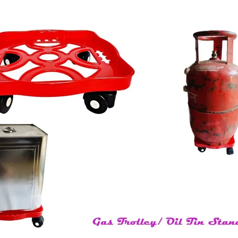 Heavy-duty gas cylinder trolley - kitchen tool