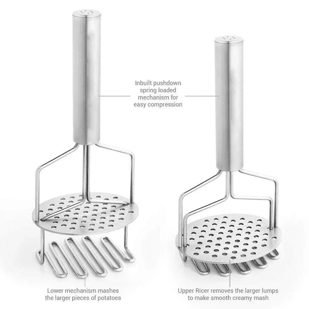 Heavy-duty pav bhaji masher - kitchen tool