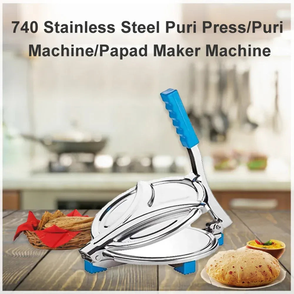 Heavy-duty puri rolling pin - kitchen tool