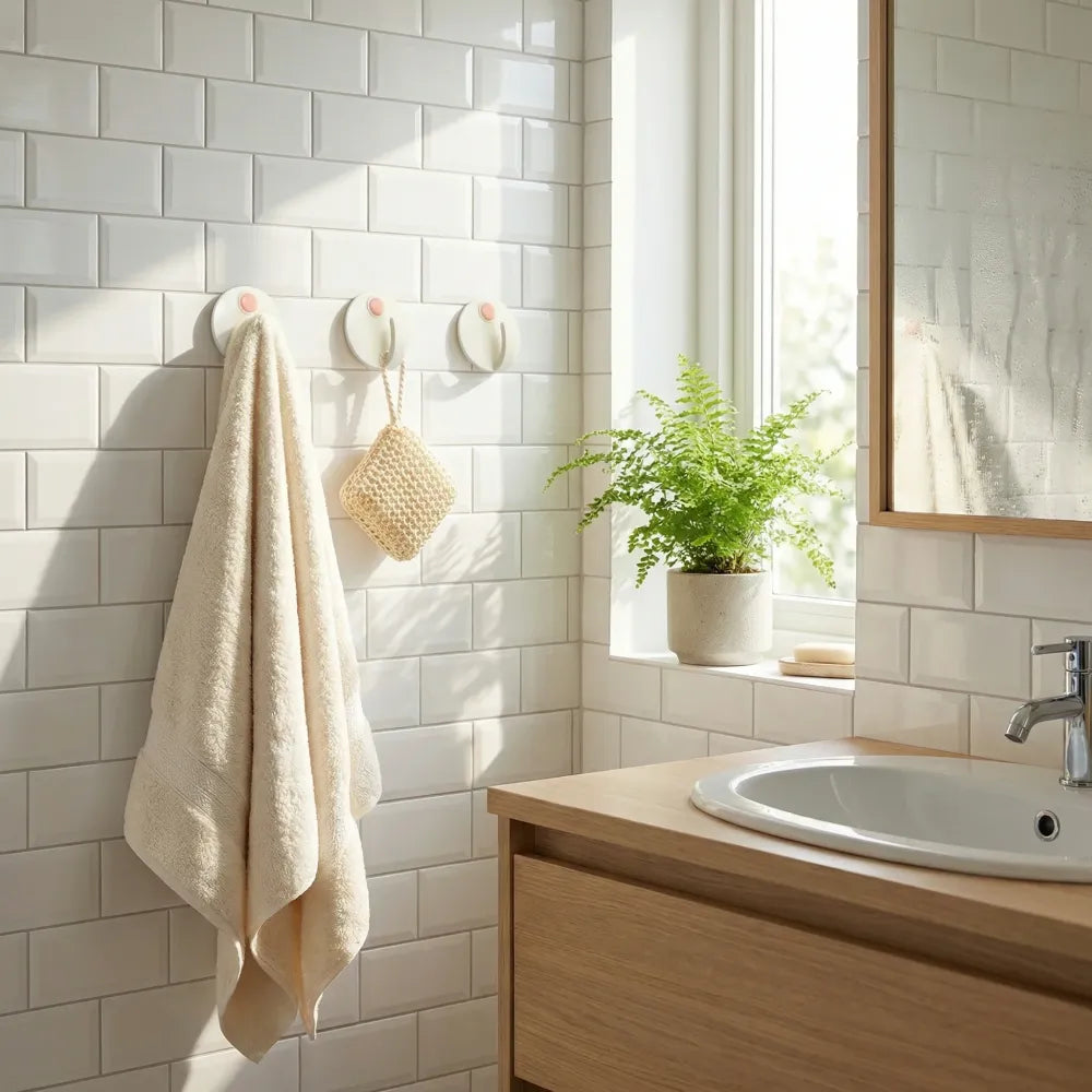 Heavy-duty self-adhesive wall hooks - home improvement