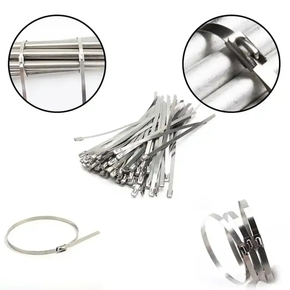 Heavy-duty stainless steel zip ties - home improvement
