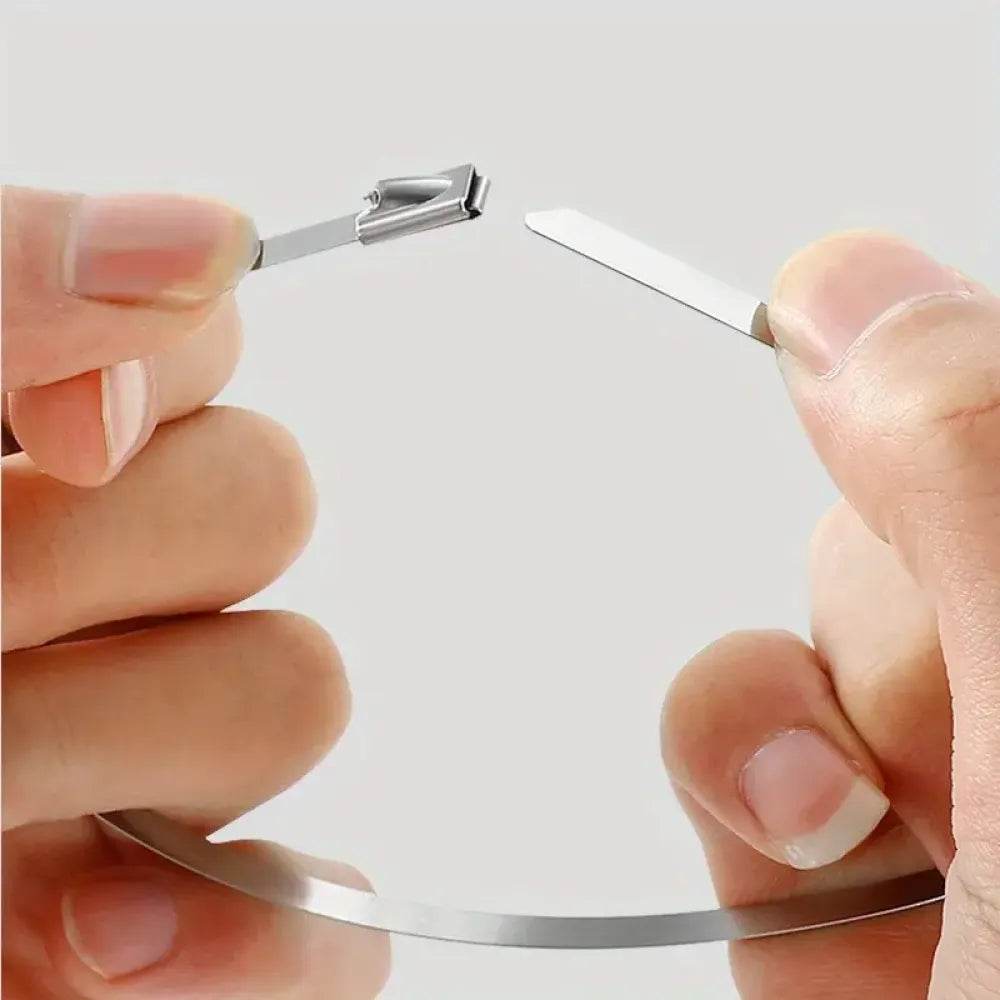Heavy-duty stainless steel zip ties - home improvement