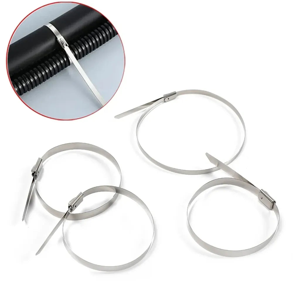 Heavy-duty stainless steel zip ties - home improvement