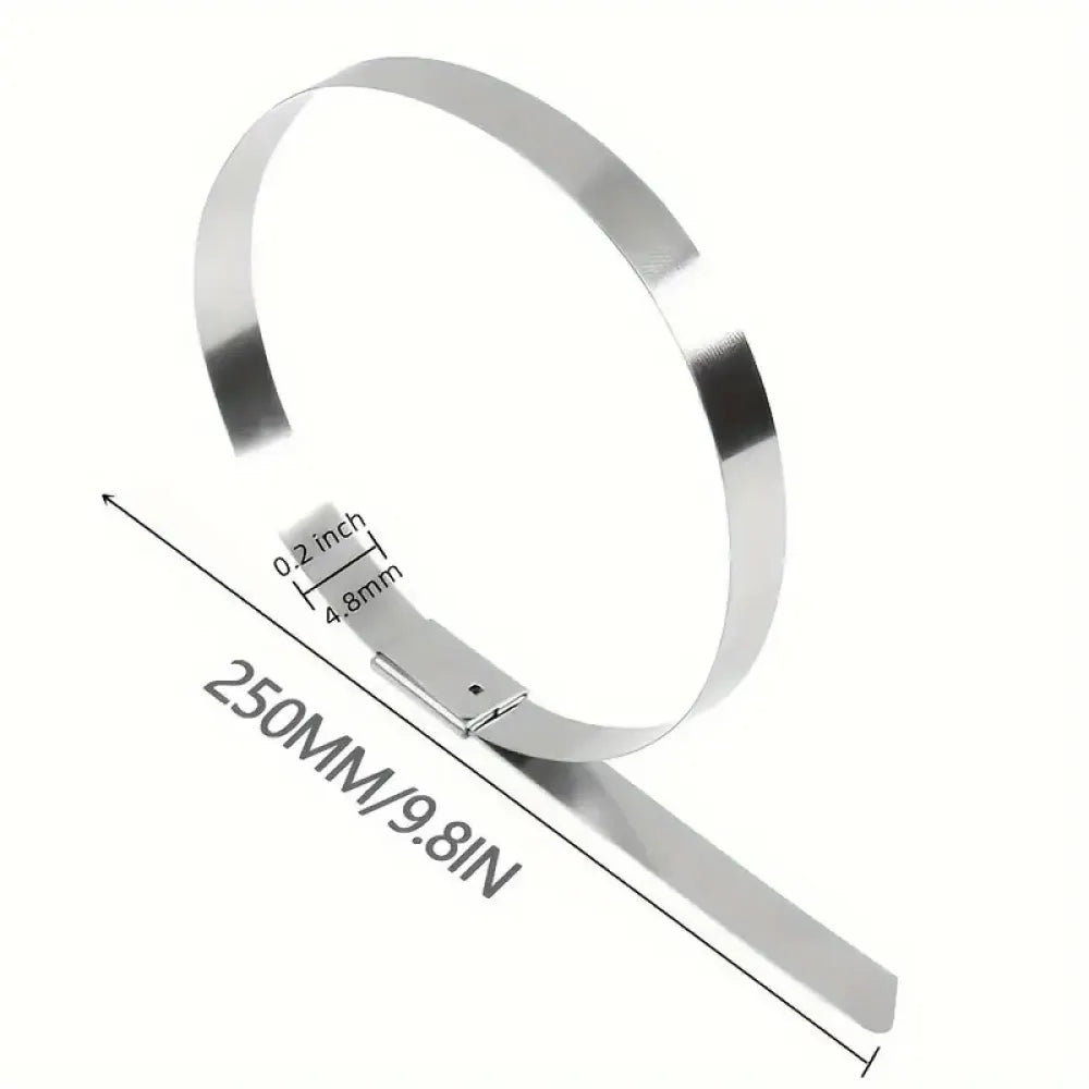 Heavy-duty stainless steel zip ties - home improvement