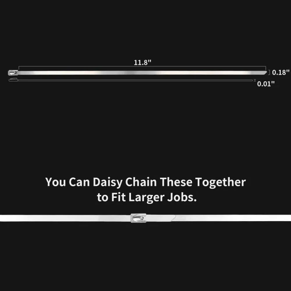 Heavy-duty steel cable ties