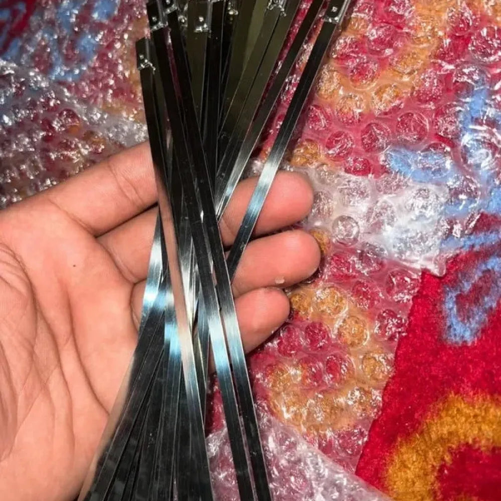 Heavy-duty steel cable ties