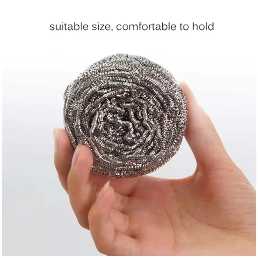 Heavy-duty steel scrubber - kitchen tool