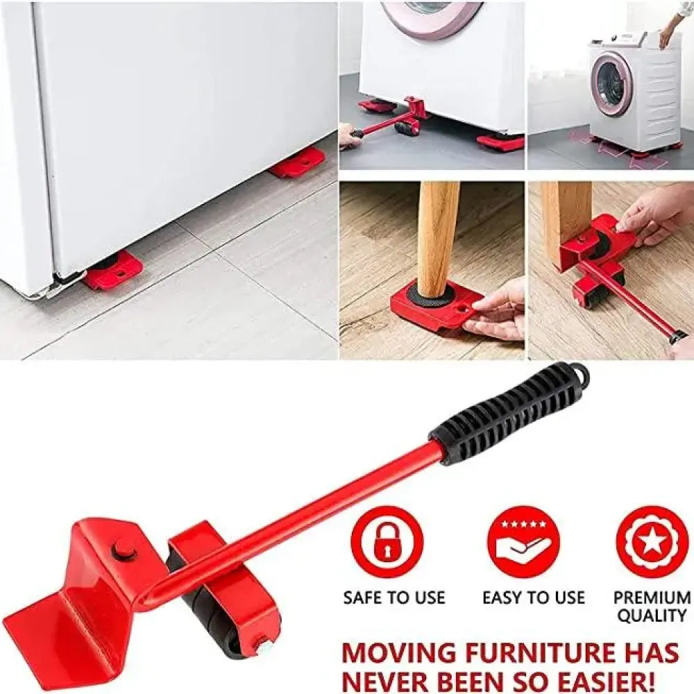 Heavy furniture mover tool set