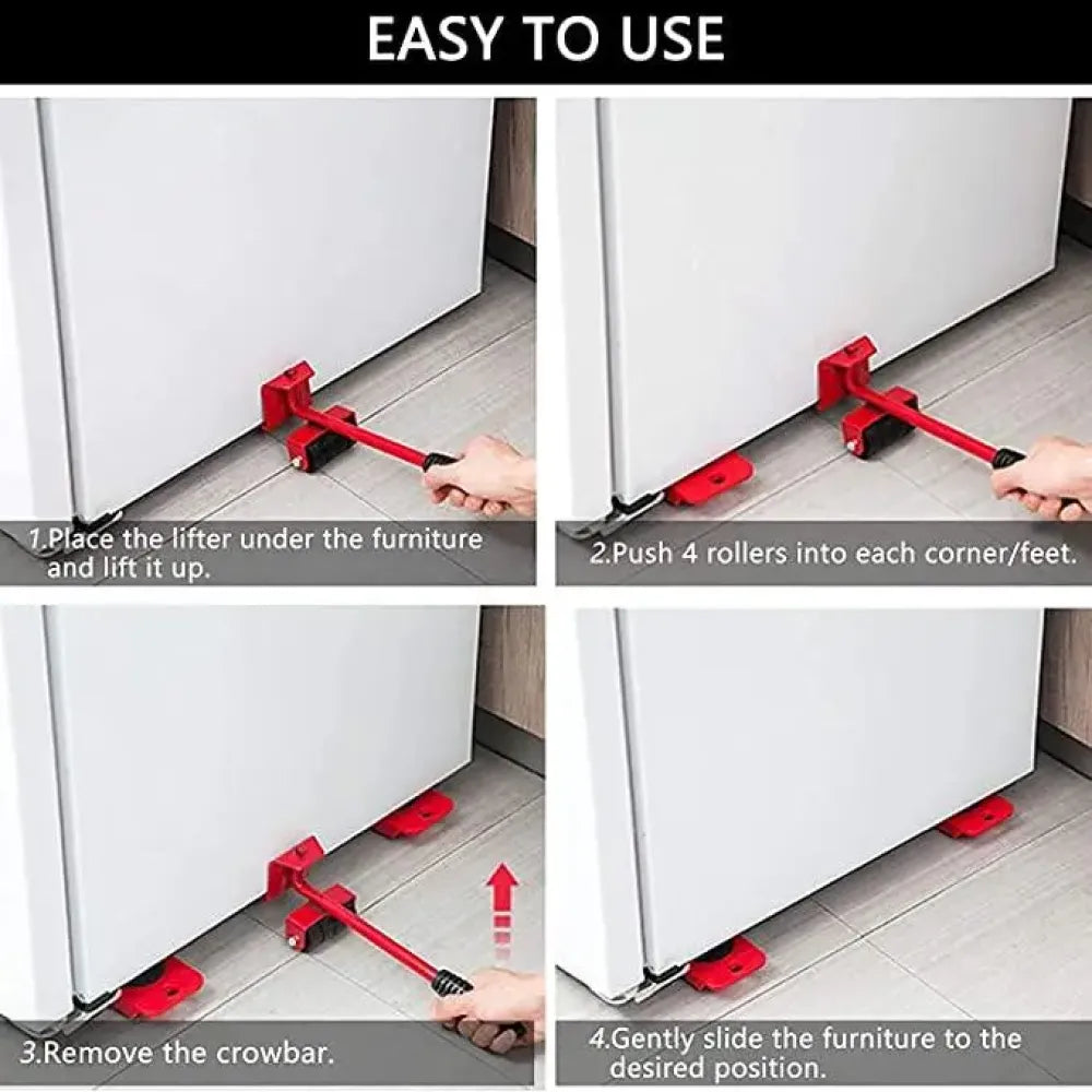 Heavy furniture mover tool set