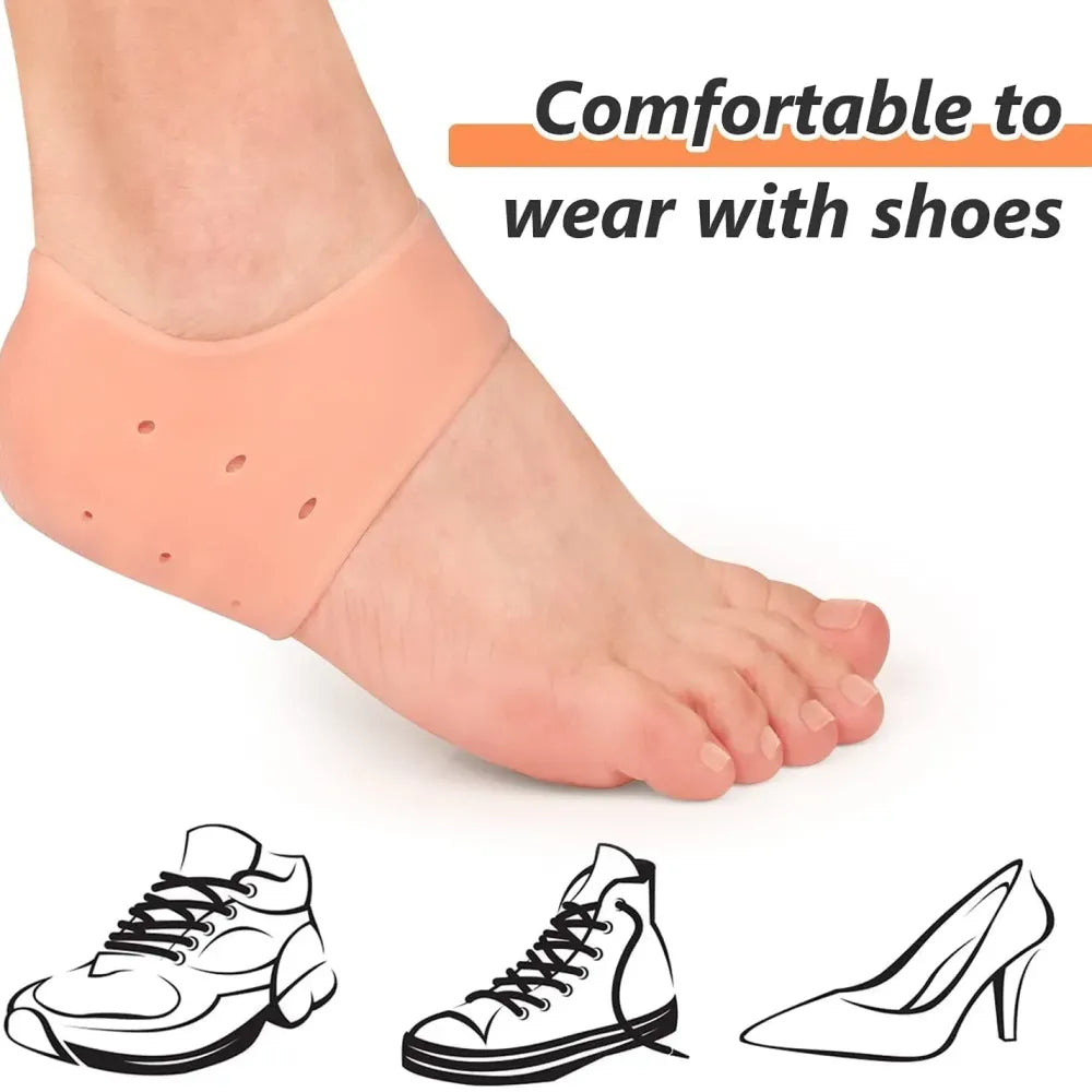 Heel pain relief socks