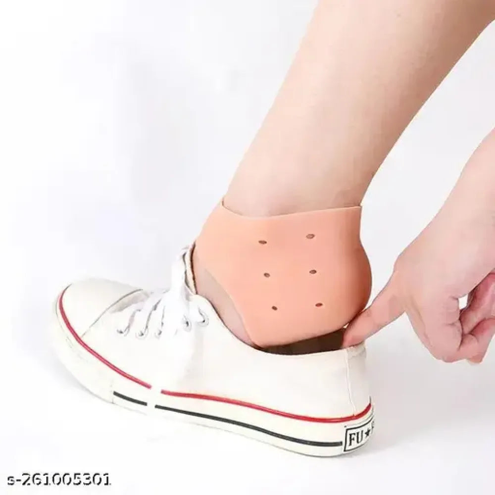 Heel pain relief socks