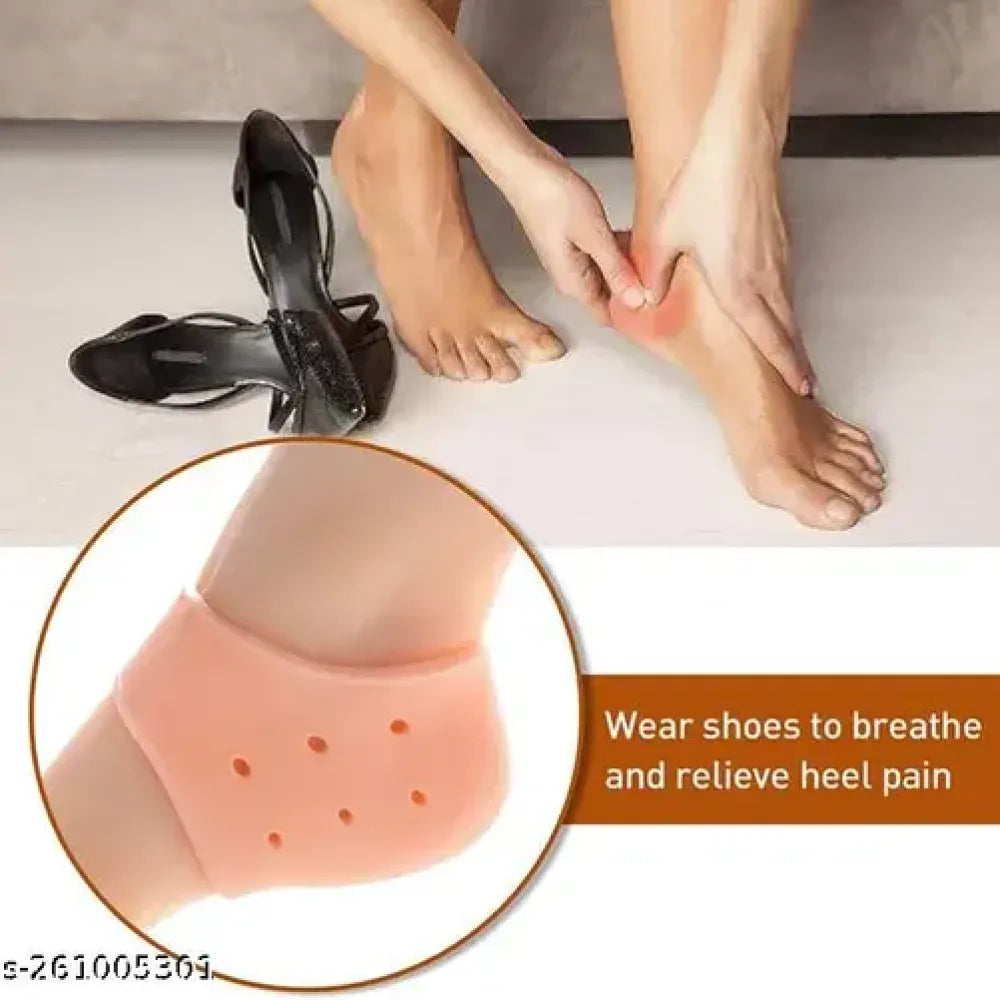 Heel pain relief socks