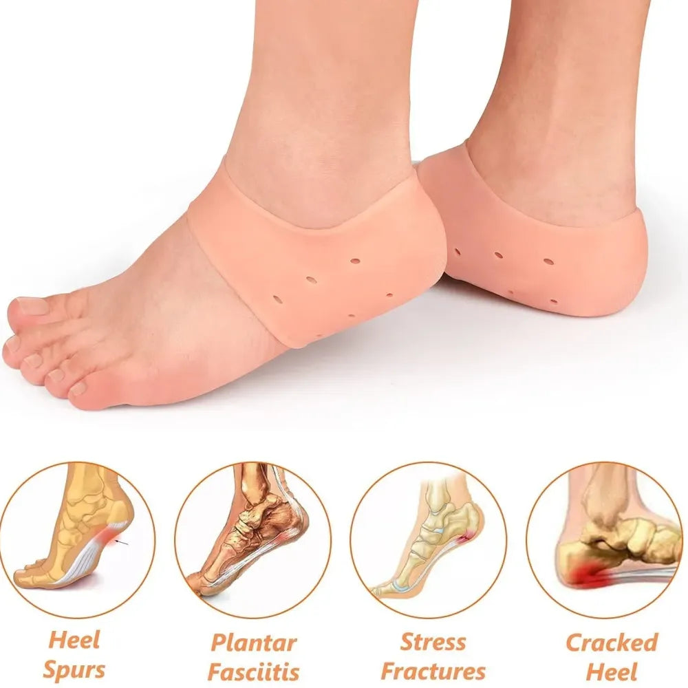 Heel pain relief socks