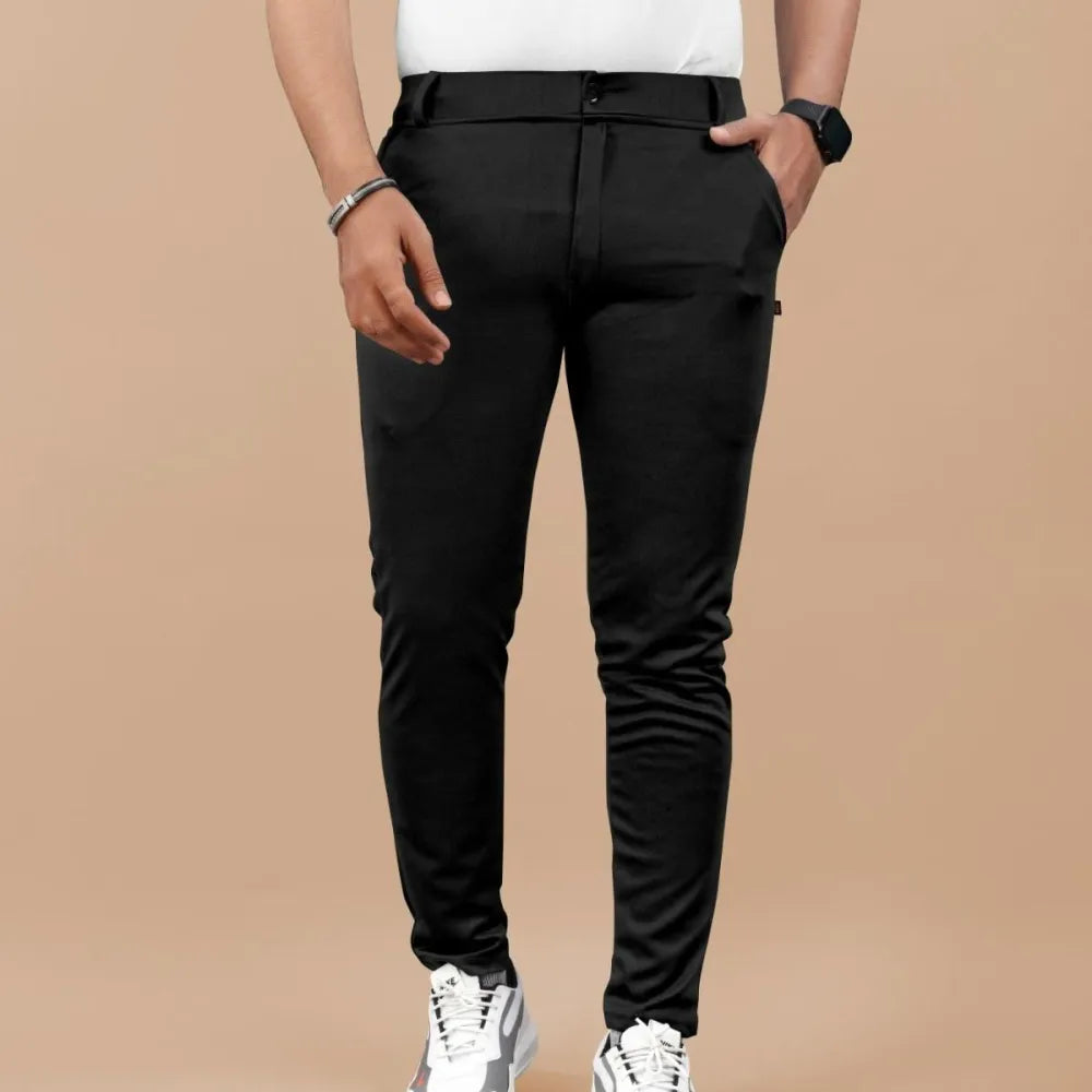 High elasticity men’s classic pants (pack of 3)