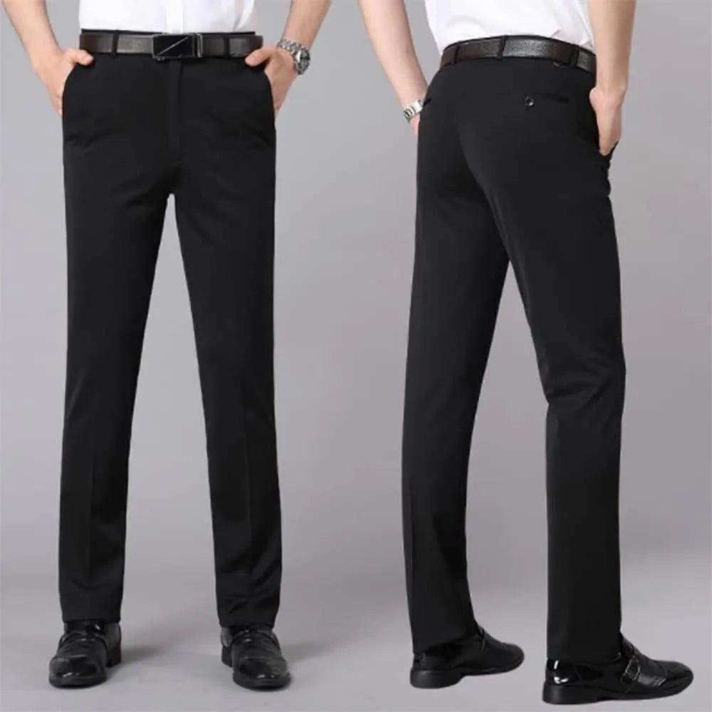 High elasticity men’s classic pants (pack of 3)