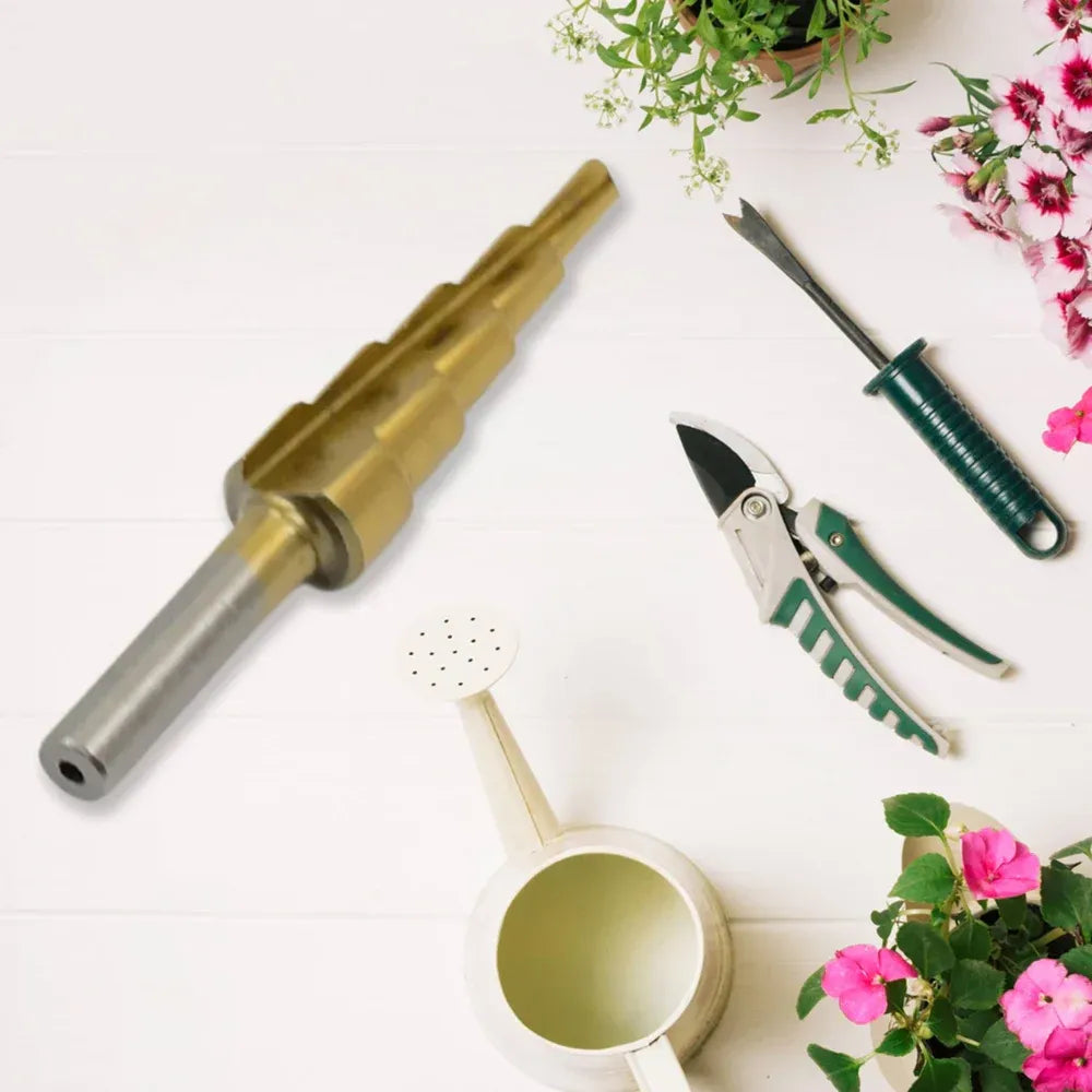 High-speed steel step drill bit - hardware