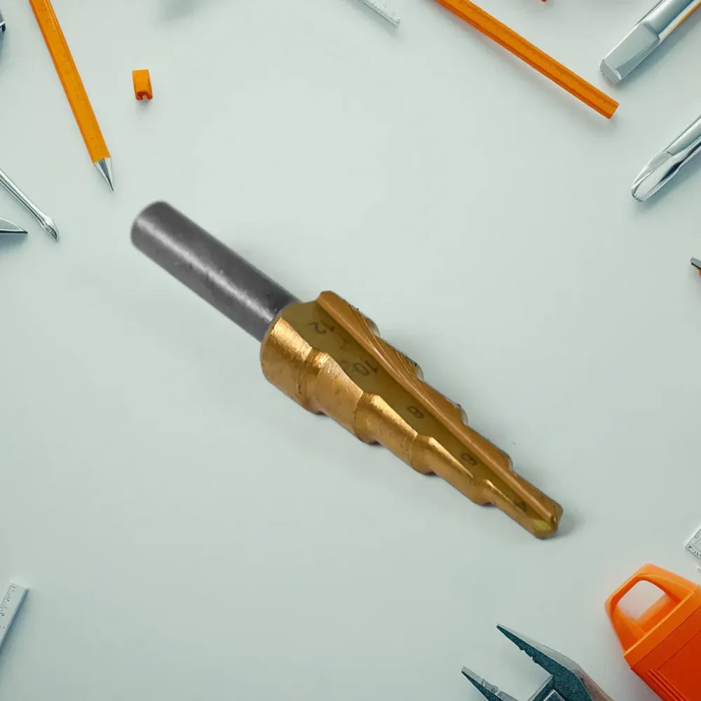 High-speed steel step drill bit - hardware