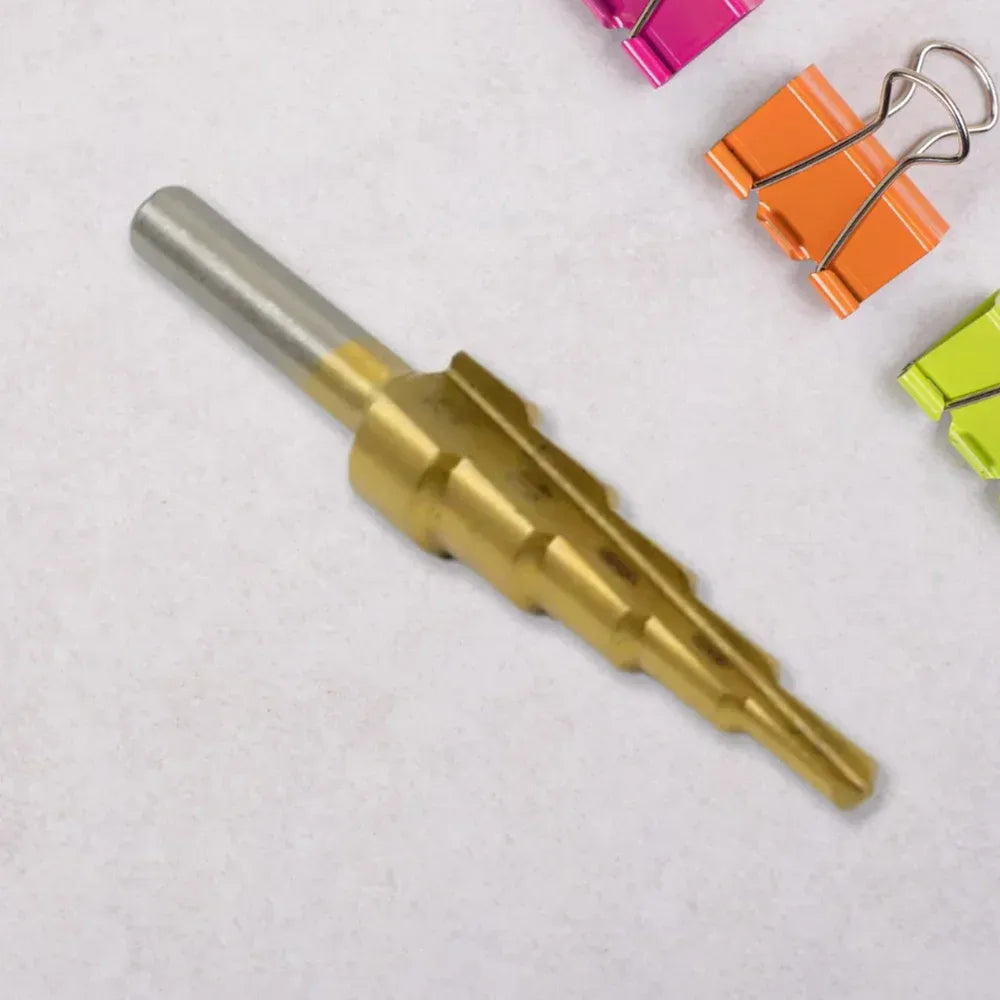 High-speed steel step drill bit - hardware