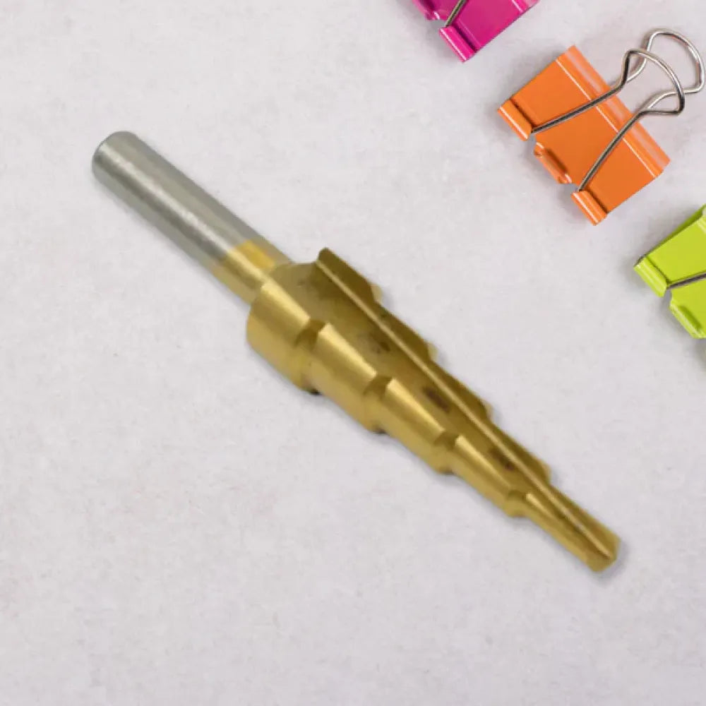 High-speed steel step drill bit - hardware