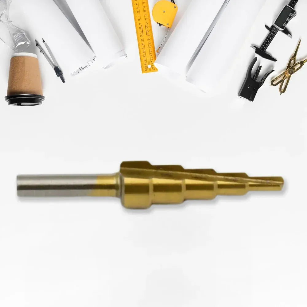 High-speed steel step drill bit - hardware