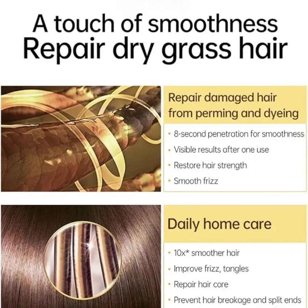 Hot dyeing hair repair mask