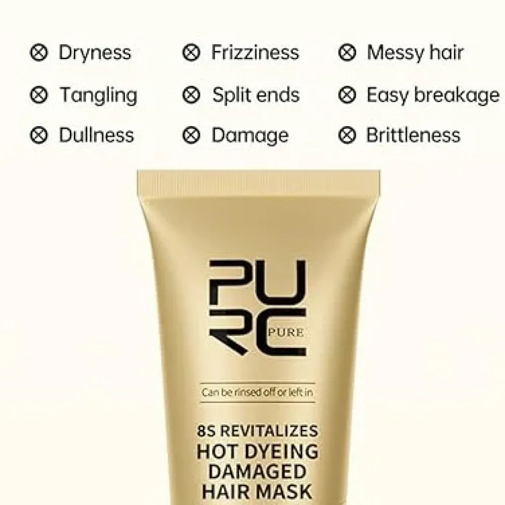 Hot dyeing hair repair mask