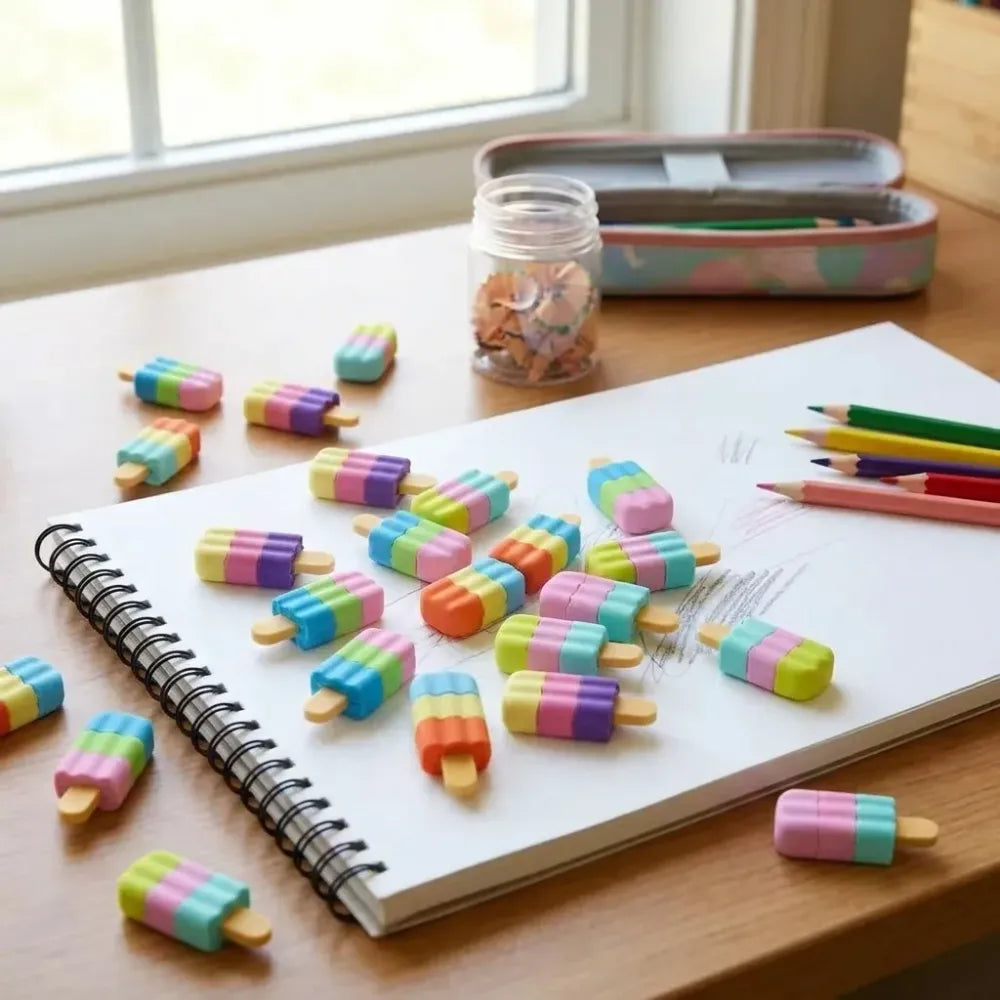 Ice cream eraser set - home improvement