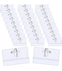 Plastic Clip Name Badges