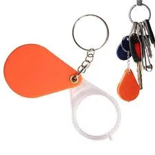 Portable Keychain Magnifier Glass