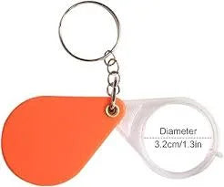 Portable Keychain Magnifier Glass