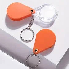 Portable Keychain Magnifier Glass