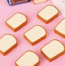 Fun Toast Bread Erasers