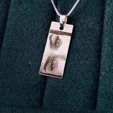 Custom Engraved Eye Necklace