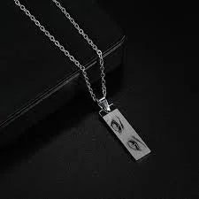 Custom Engraved Eye Necklace