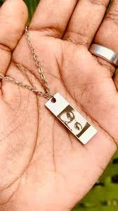 Custom Engraved Eye Necklace