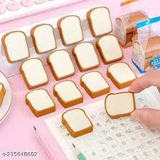 Fun Toast Bread Erasers