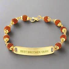 Personalized Engraved Rakhi Bracelet