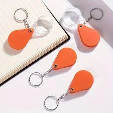 Portable Keychain Magnifier Glass
