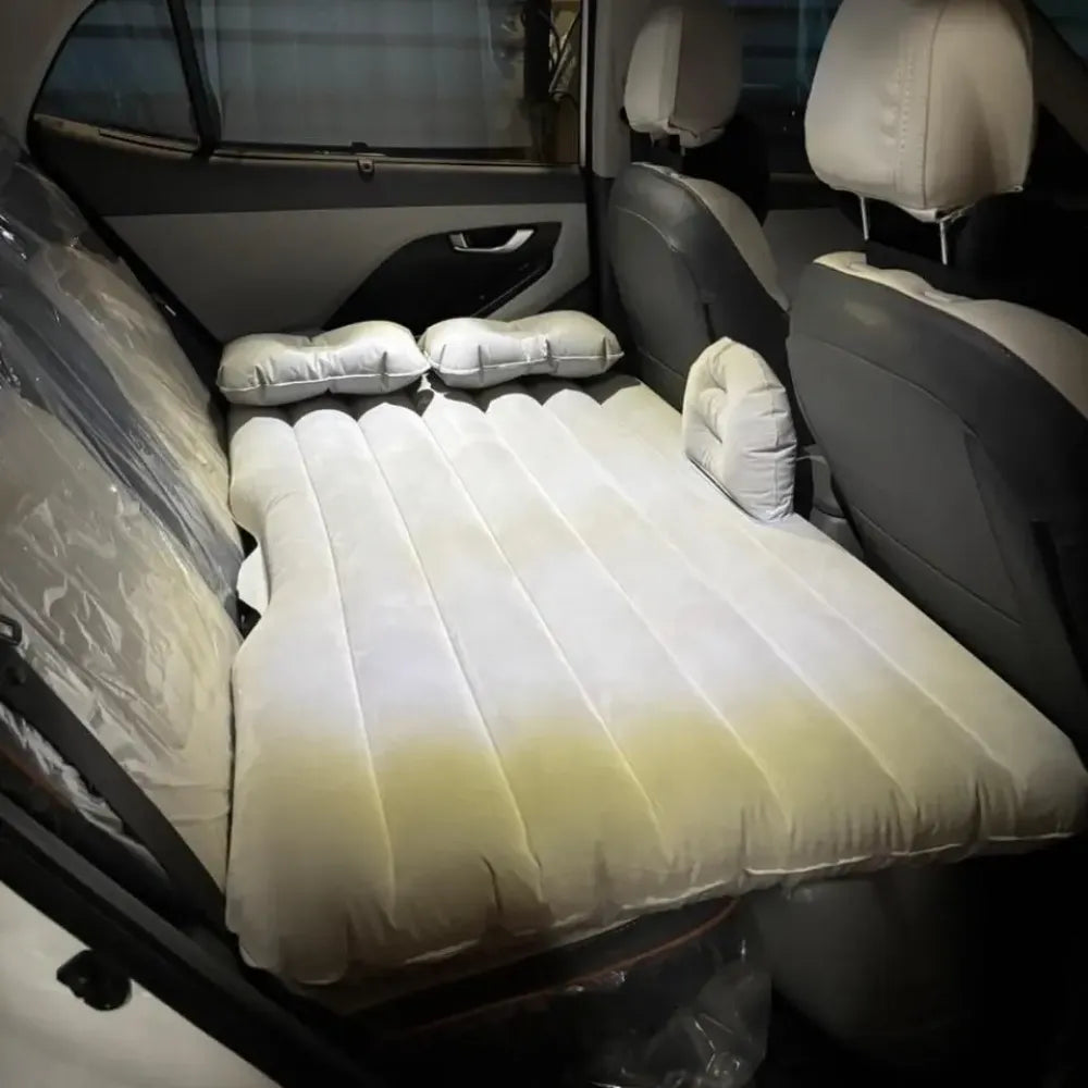 Inflatable car travel bed - car and bike accessories