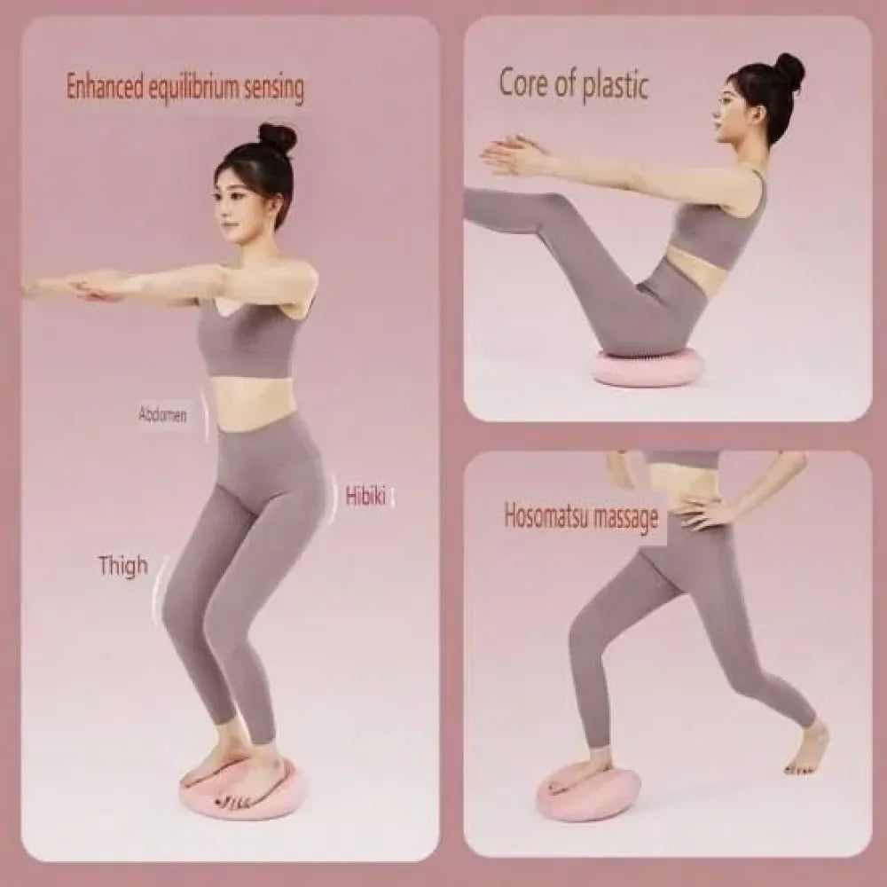 Inflatable core balance pads