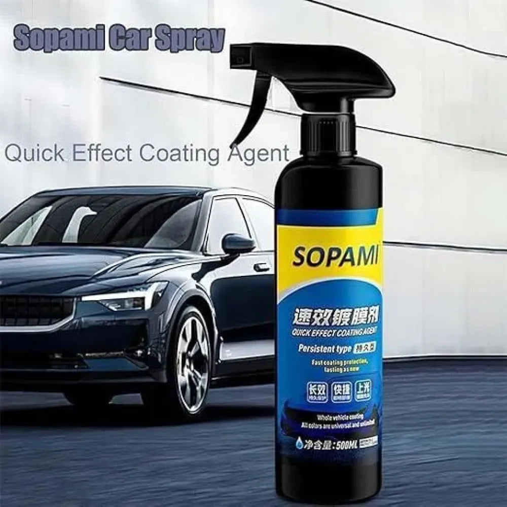 Instant ceramic coating spray