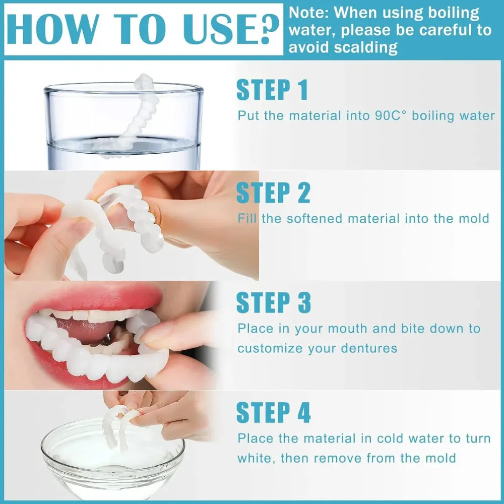 Instant smile cosmetic teeth