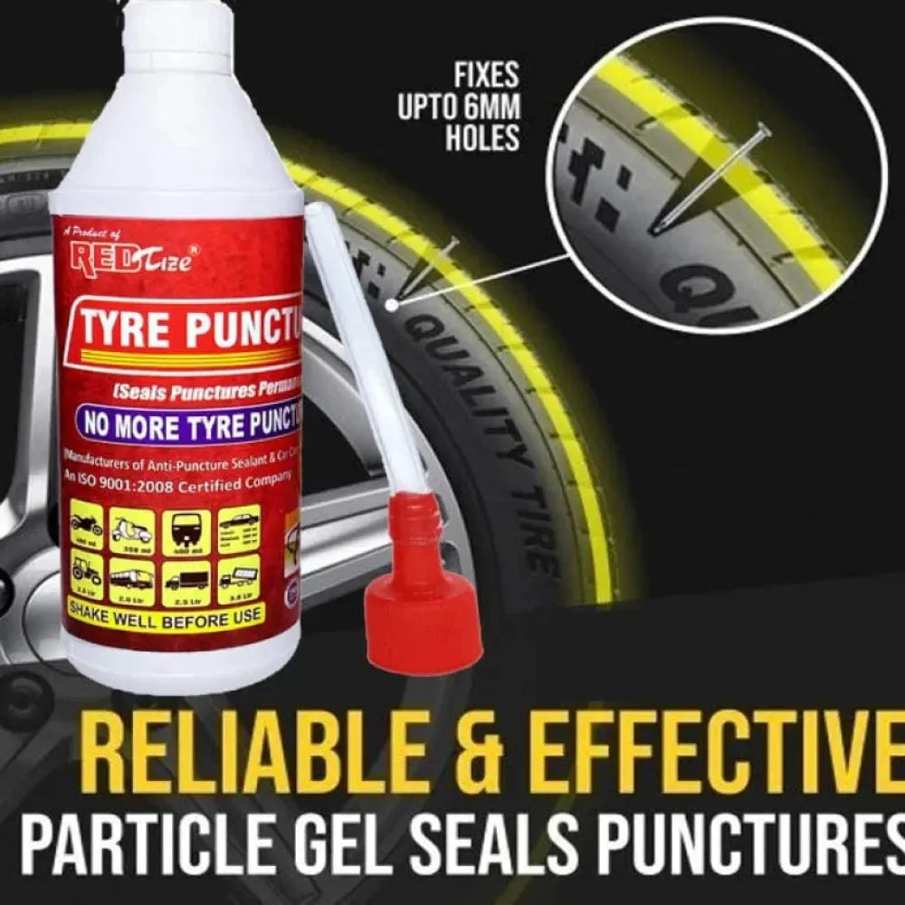 Instant tubeless tire sealer - car and bike accessories