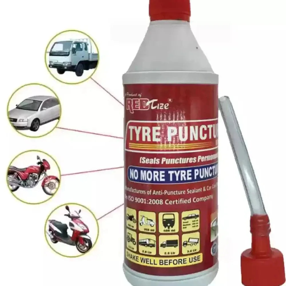 Instant tubeless tire sealer - car and bike accessories